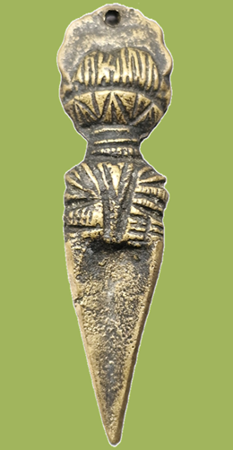 pendantif pilon bronze