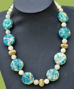 collier perles et strass