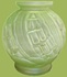vase verre vert