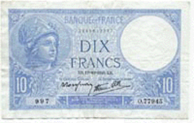 billet bleu