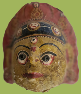 masques de divinites tibetaines