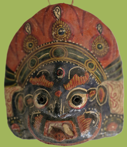 masques de divinites tibetaines