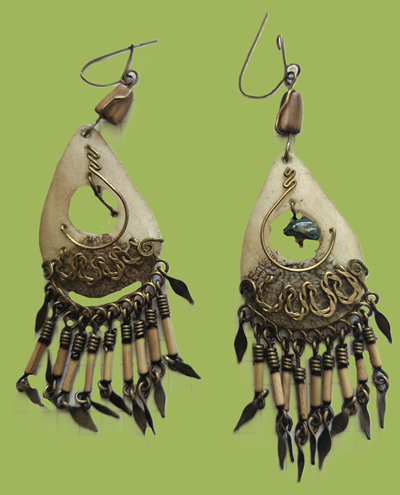 boucles oreilles peruvienes